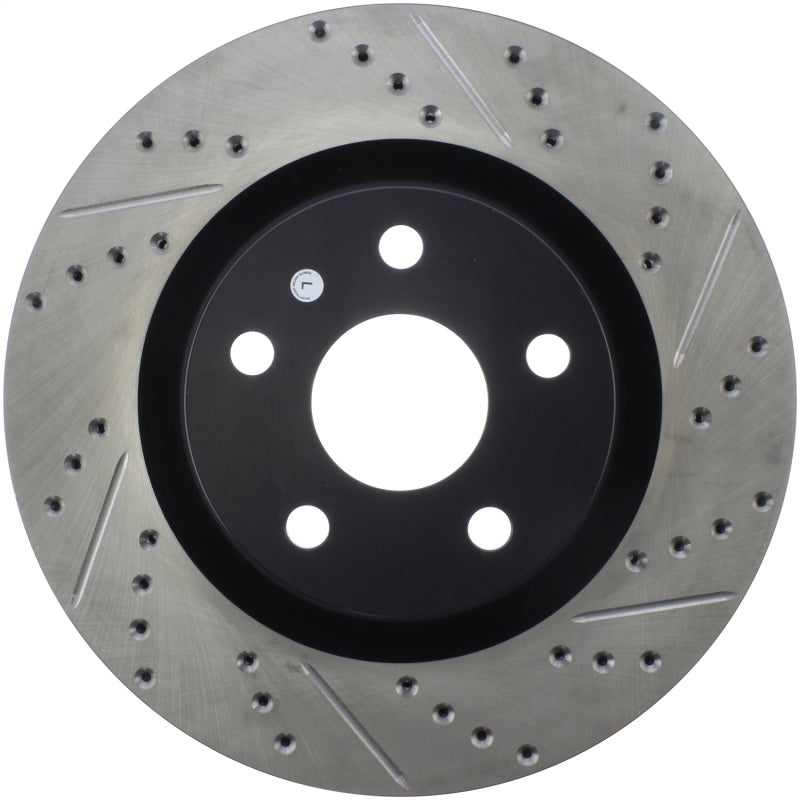 StopTech 08-09 Pontiac G8 Slotted & Drilled Front Left Rotor Stoptech