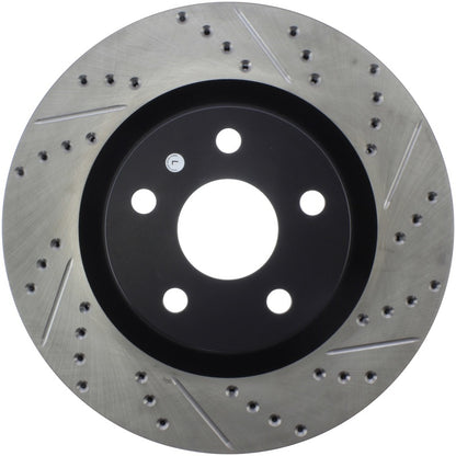 StopTech 08-09 Pontiac G8 Slotted & Drilled Front Left Rotor Stoptech