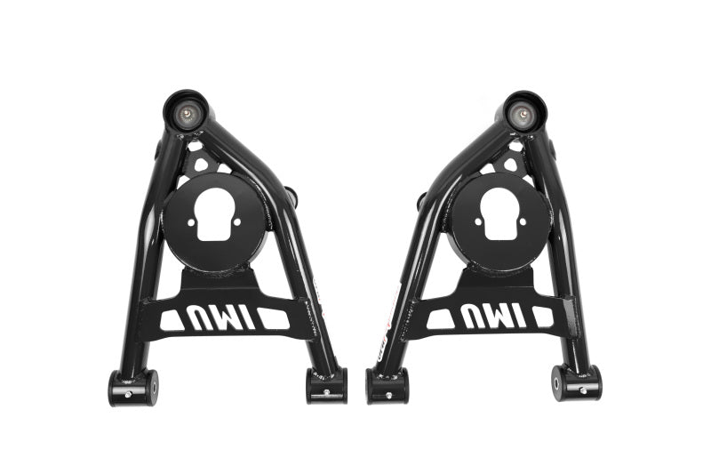 UMI Performance 64-72 GM A-Body Tubular Upper & Lower Front A-Arm Kit - Black - eliteracefab.com