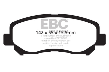YellowStuff Front Brake Pads - DP42134R EBC