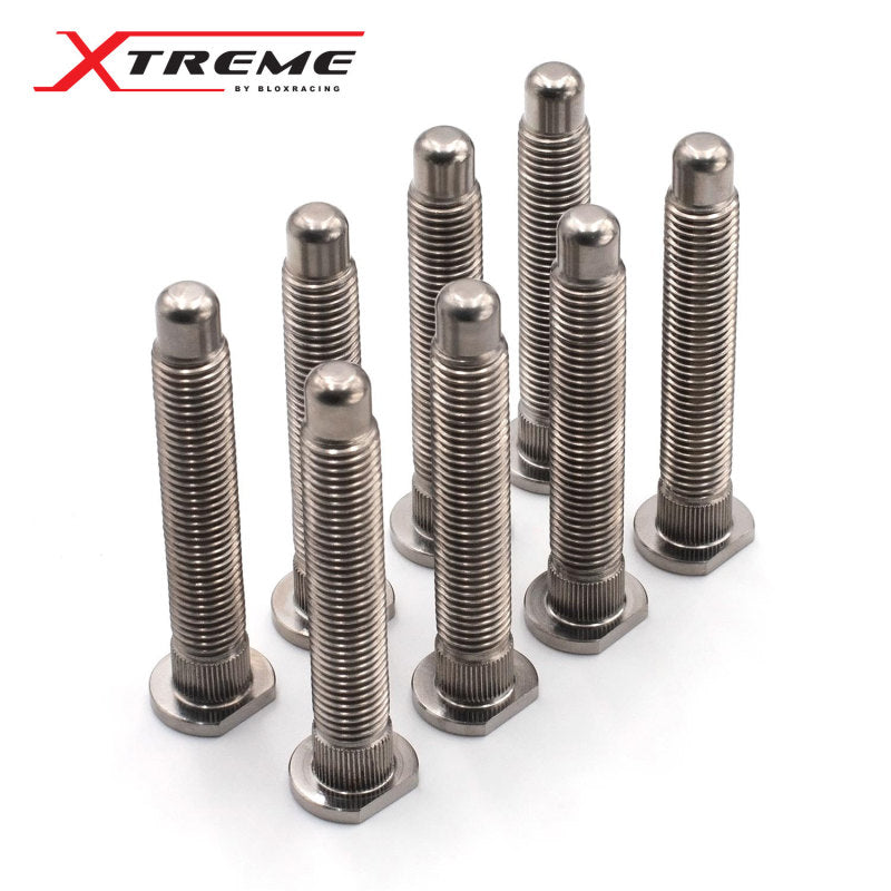 BLOX Racing Honda Xtreme Titanium Wheel Studs 12 x 1.50mm - Set of 8 - eliteracefab.com