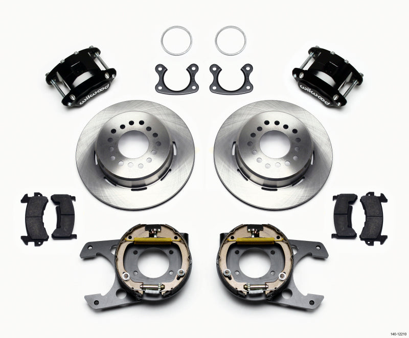 Wilwood D154 P/S Park Brake Kit Small Ford 2.66in Offset Wilwood