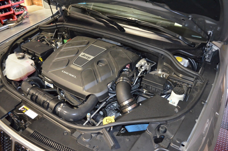 Injen 14-16 Jeep Grand Cherokee 3.0L V6 Turbo Wrinkle Black Short-Ram Intake w/MR Tech & Heatshield - eliteracefab.com