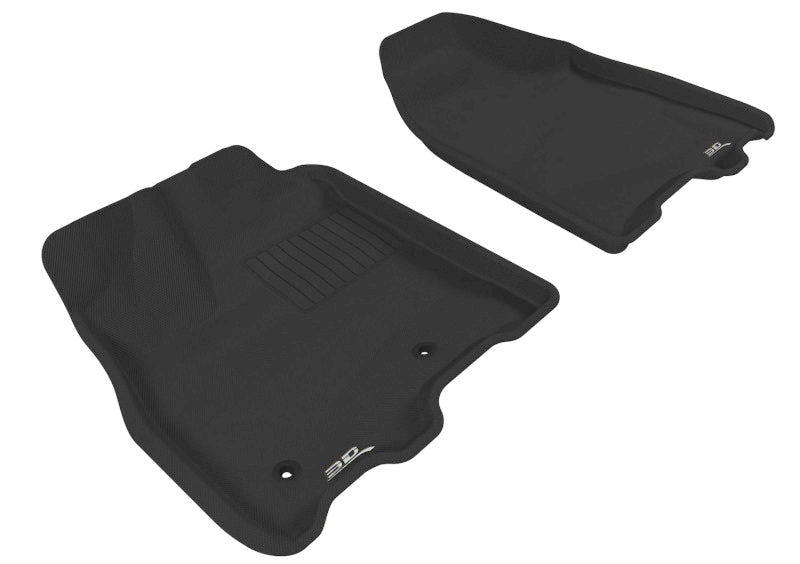 3D MAXpider L1TY05611509 2011-2012 Toyota Sienna Kagu 1st Row Floormat - Black