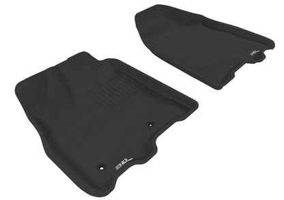 3D MAXpider L1TY05611509 2011-2012 Toyota Sienna Kagu 1st Row Floormat - Black