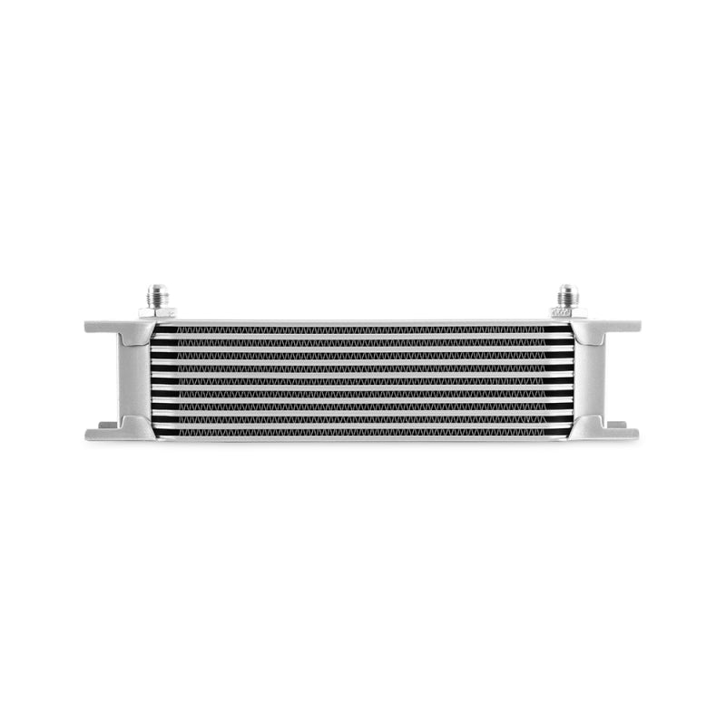 Mishimoto Universal -6AN 10 Row Oil Cooler - Silver - eliteracefab.com