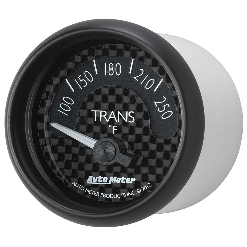 Autometer GT Series 52mm Short Sweep Electronic 100-250 Deg F Transmission Temperature 8049