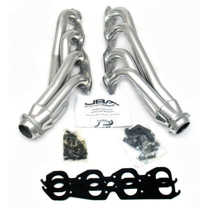 JBA 92-95 GM Truck 7.4L Vortec 1-3/4in Primary Silver Ctd Cat4Ward Header JBA