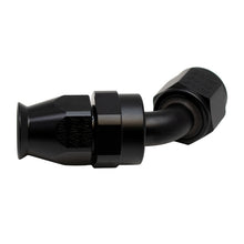 Load image into Gallery viewer, DeatschWerks 8 AN Female Flare Swivel 60-Degree Hose End PTFE - Anodized Matte Black