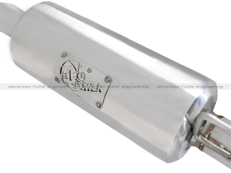 aFe Takeda Exhaust Cat-Back 304 Stainless Steel 11-14 Nissan Juke L4 1.6L (t) Polished Tip aFe