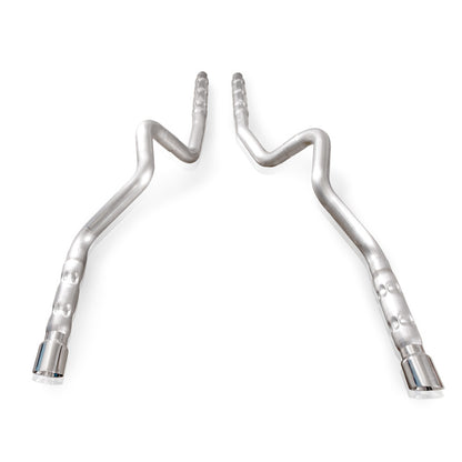 Stainless Works 2011-14 Mustang GT/2011-2012 Shelby GT500 3in Catback Retro Chambered Mufflers Stainless Works
