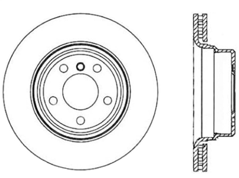 StopTech Slotted & Drilled Sport Brake Rotor - eliteracefab.com