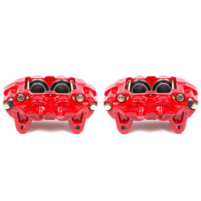 Power Stop 01-03 Toyota Sequoia Front Red Calipers w/o Brackets - Pair - eliteracefab.com