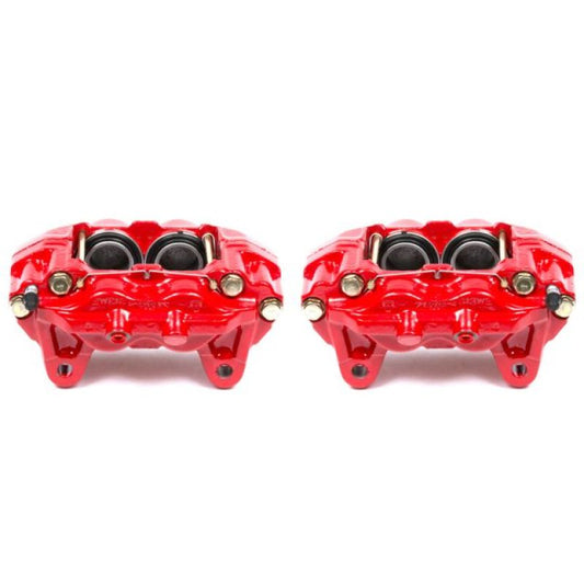 Power Stop 01-03 Toyota Sequoia Front Red Calipers w/o Brackets - Pair - eliteracefab.com