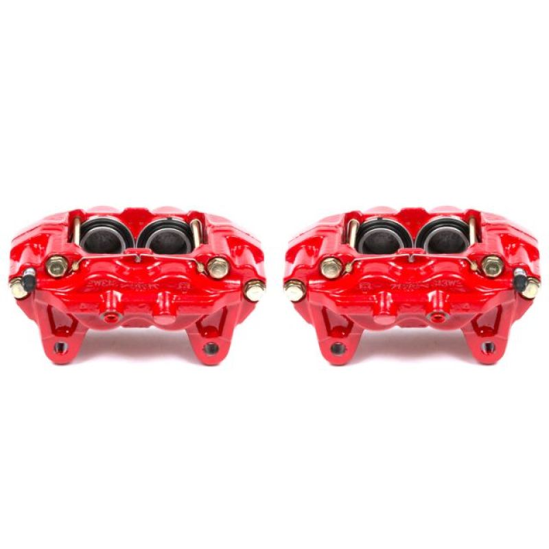 Power Stop 01-03 Toyota Sequoia Front Red Calipers w/o Brackets - Pair - eliteracefab.com