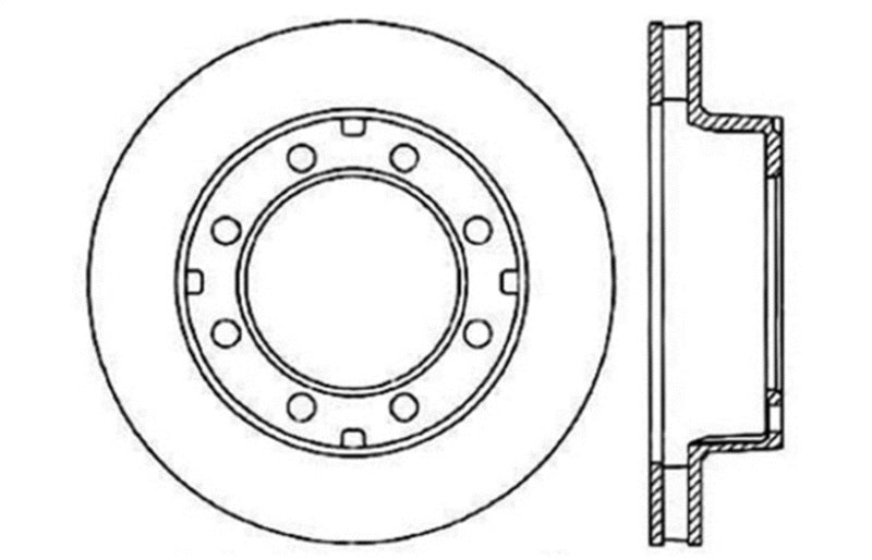 StopTech Slotted & Drilled Sport Brake Rotor Stoptech
