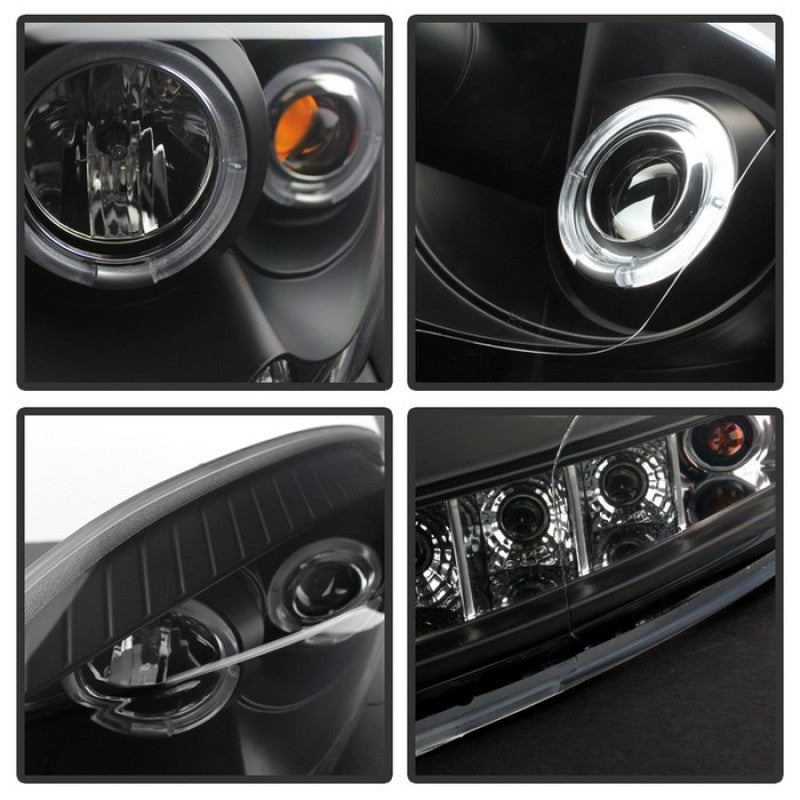 Spyder Dodge Ram 1500 06-08/Ram 2500 06-09 Projector Headlights LED Halo LED Blk PRO-YD-DR06-HL-BK - eliteracefab.com