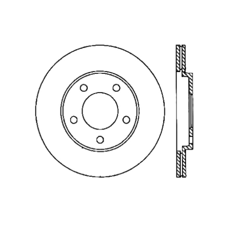 StopTech 05-14 Ford Mustang Cryo-Stop Rear PremiumRotor Stoptech