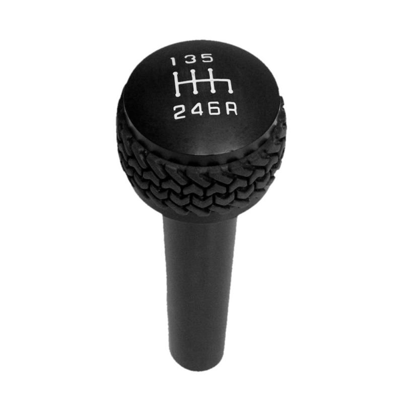 DV8 Offroad 2005-2010 Jeep TJ/JK 6-Speed Shift Knob Black Finish - eliteracefab.com