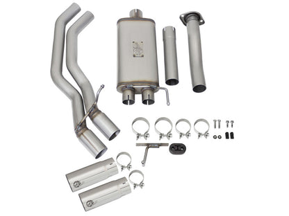 aFe Rebel Exhausts 3in SS Cat-Back 15-16 Ford F-150 EcoBoost V6 2.7/3.5L V8 5.0L w/ Polished Tips aFe