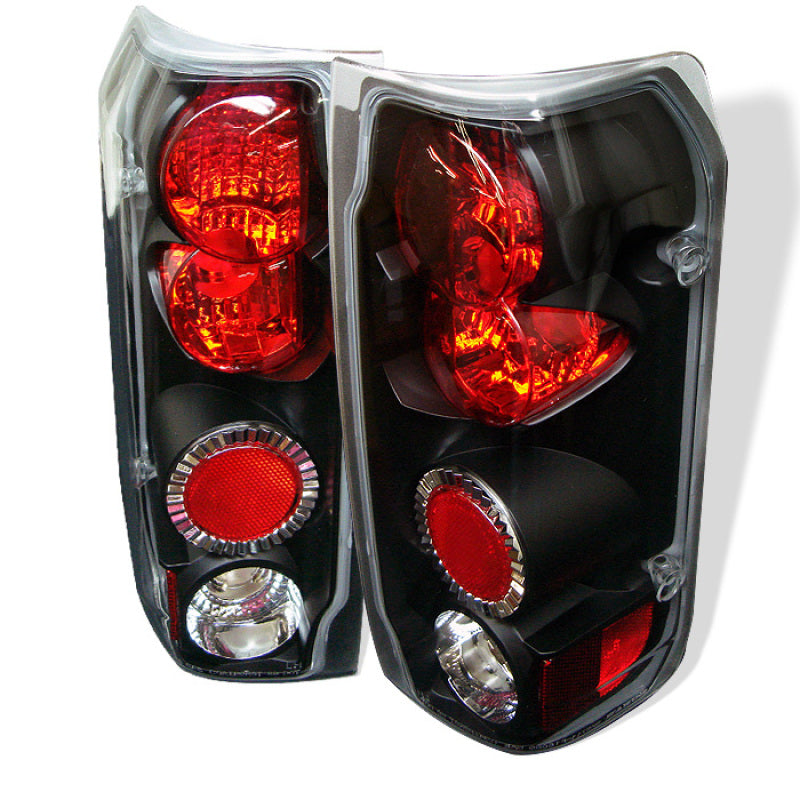 Spyder Ford F150 87-96/Ford Bronco 88-96 Euro Style Tail Lights Black ALT-YD-FF15089-BK - eliteracefab.com