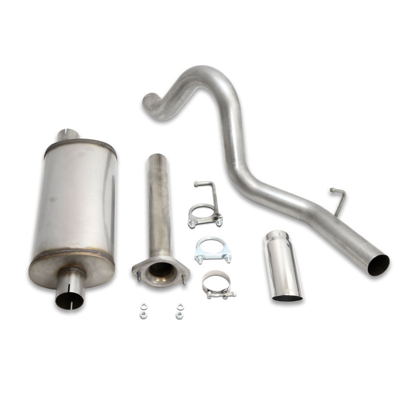 JBA 04-06 Jeep Wrangler LJ 2.4L/4.0L 304SS Single Rear Exit Cat-Back Exhaust JBA