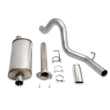 Load image into Gallery viewer, JBA 04-06 Jeep Wrangler LJ 2.4L/4.0L 304SS Single Rear Exit Cat-Back Exhaust JBA