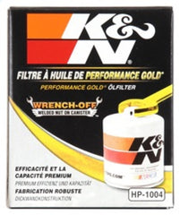 K&N Universal Performance Gold Oil Filter - eliteracefab.com