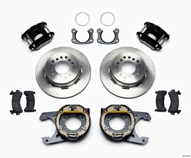 Wilwood D154 P/S Park Brake Kit New Big Ford 2.50in Off Staggerd Mount Wilwood
