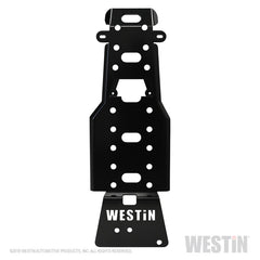 Westin/Snyper 07-11 Jeep Wrangler Transmission Pan Skid Plate - Textured Black - eliteracefab.com