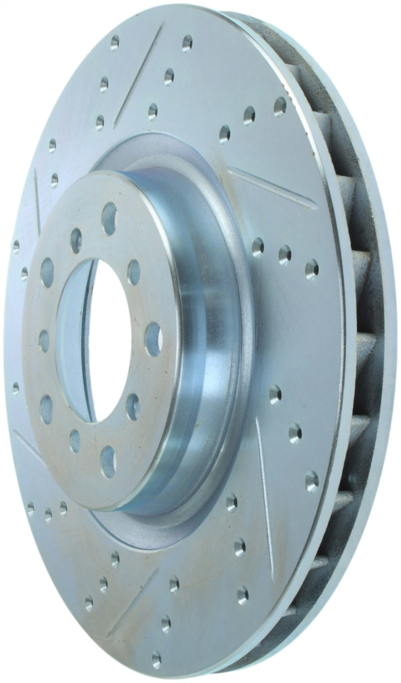 StopTech Select Sport 01-06 BMW M3 Slotted & Drilled Front Right Rotor - eliteracefab.com