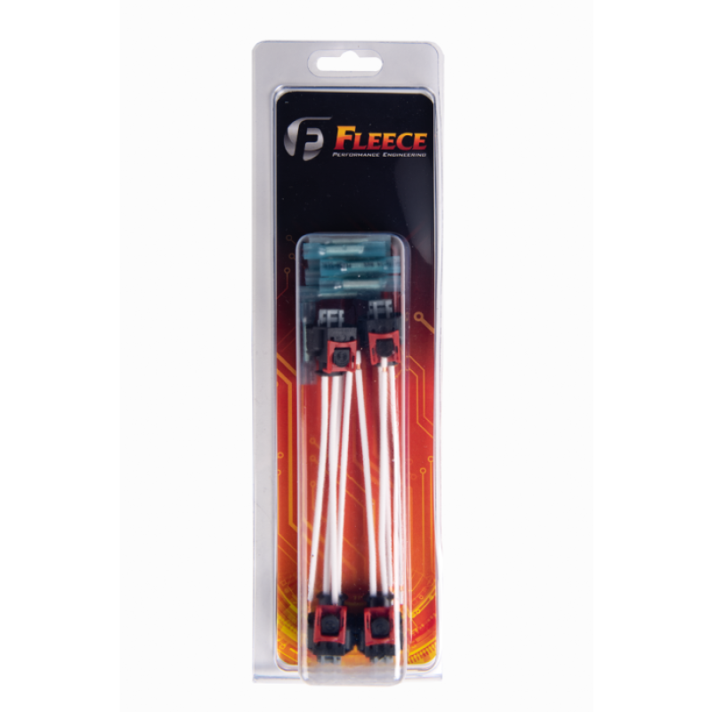 Fleece Performance 17-22 GM 2500/3500 Duramax Replacement Fuel Injector Connector w/Pigtail (4 Pack) Fleece Performance