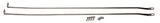 Kentrol 97-06 Jeep Wrangler TJ Strut Rod Kit - Polished Silver