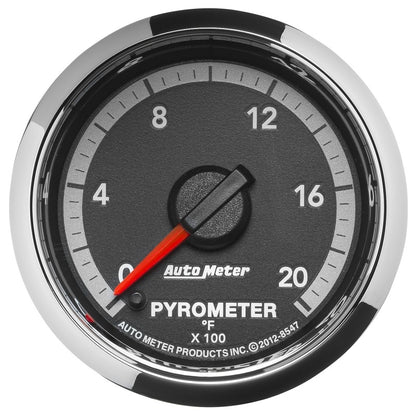 Autometer Gen4 Dodge Factory Match 52.4mm Full Sweep Electronic 0-2000 Deg F EGT/Pyrometer Gauge 8547