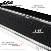 Load image into Gallery viewer, Westin Black Aluminum Running Board 68.4 inches SG6 Running Boards - Blk