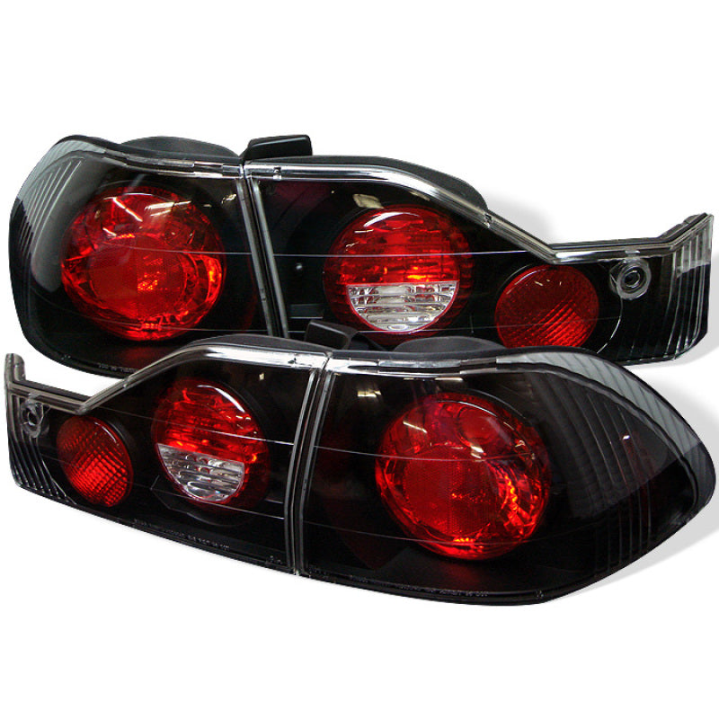 Spyder Honda Accord 98-00 4Dr Euro Style Tail Lights Black ALT-YD-HA98-BK - eliteracefab.com