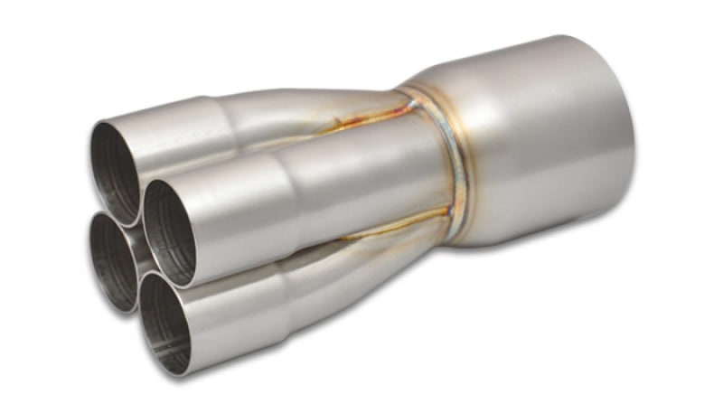 Vibrant Performance 4-1 Merge Collector, 1.75in Inlet ID, Merge OD - 3.00in, Outlet OD - 3.50in, Header/Turbo Manifold Fabrication - Part 10303