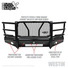 Load image into Gallery viewer, Westin/HDX Bandit 15-19 Chevrolet Silverado 2500/3500 Front Bumper - Black