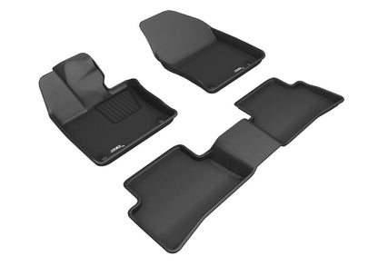 3D MAXpider L1LX06601509 2019-2020 Lexus UX Kagu 1st  & 2nd Row Floormat - Black