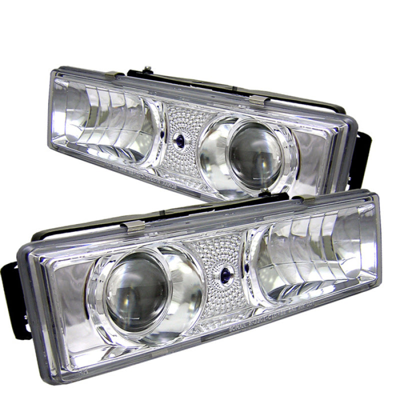 Spyder Chevy C/K Series 1500 88-99 Projector Headlights Chrm High 9005 (Not Include) PRO-YD-CCK88-C - eliteracefab.com