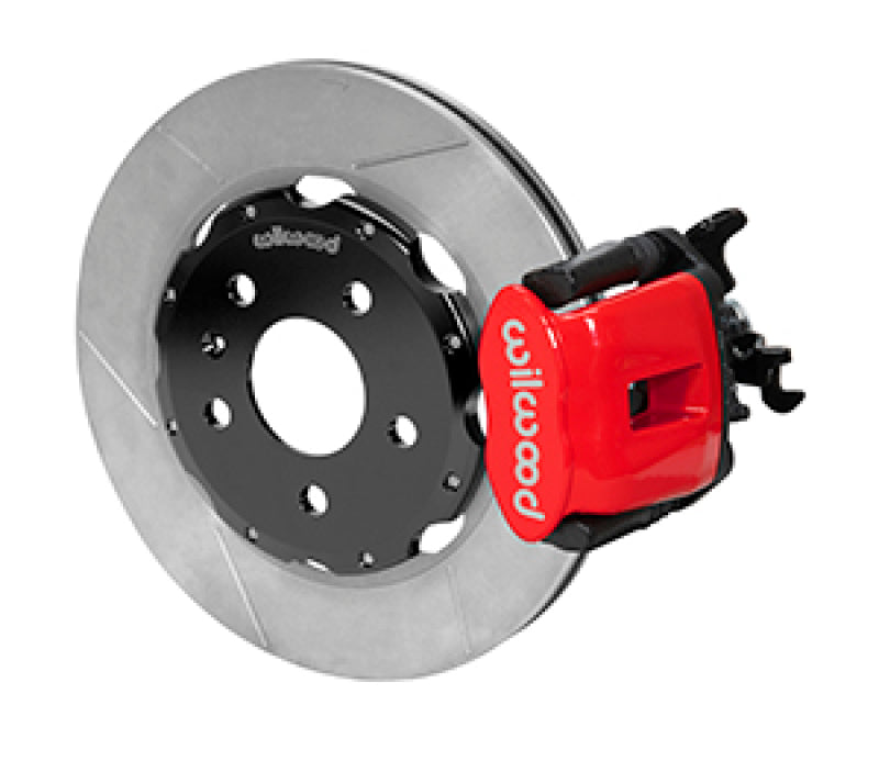 Wilwood 03-08 Audi A4 Caliper-Combination Parking Brake Rear 12.19 Rotor - Red Wilwood