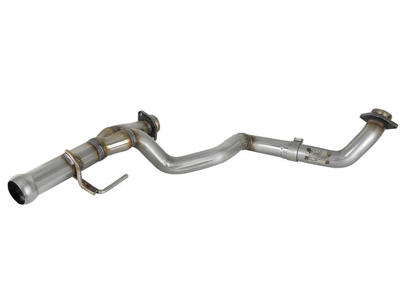aFe POWER Twisted Steel Y-Pipe 2-1/4in 409 SS Exhaust System 2018 Jeep Wrangler (JL) V6-3.6L - eliteracefab.com