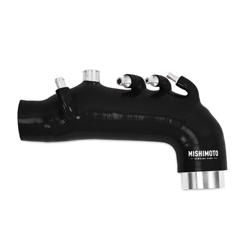 Mishimoto 08 Subaru WRX Black Silicone Induction Hose - eliteracefab.com