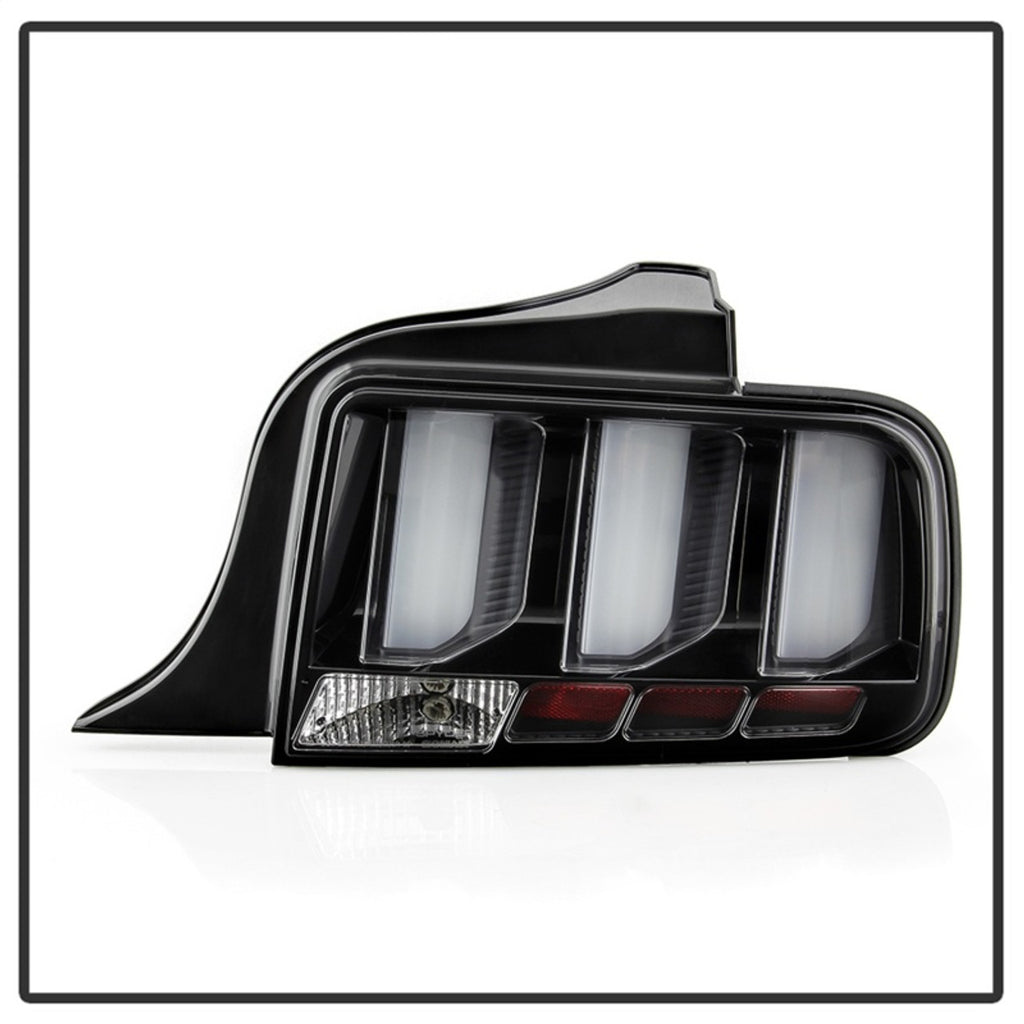 Spyder 05-09 Ford Mustang (White Light Bar) LED Tail Lights - Black ALT-YD-FM05V3-LED-BK - eliteracefab.com