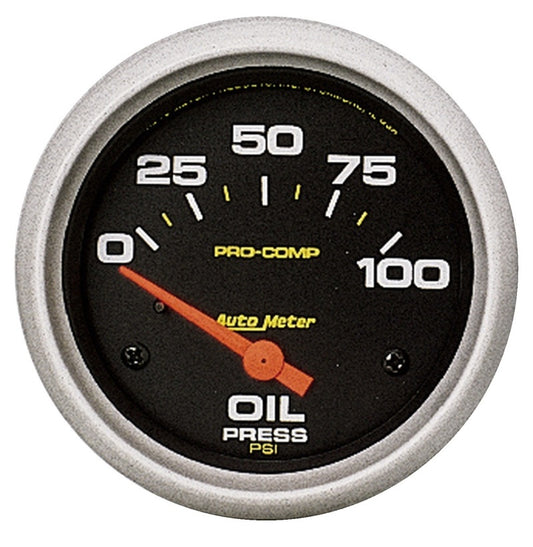 Autometer Pro Comp Short Sweep Electronic 0-100 PSI Oil Pressure Gauge 5427