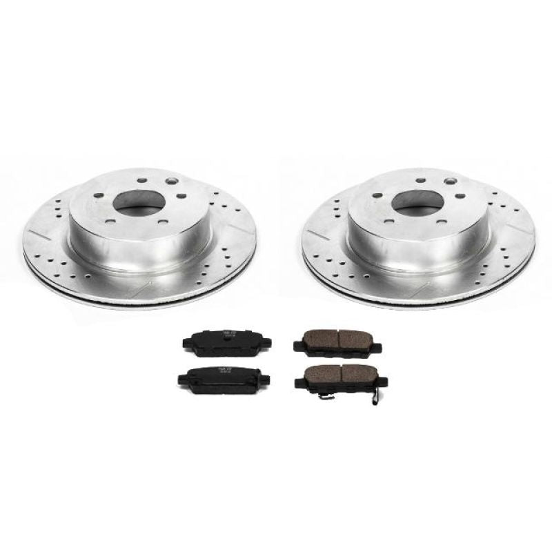 Power Stop 08-12 Infiniti EX35 Rear Z23 Evolution Sport Brake Kit - eliteracefab.com