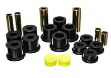 Load image into Gallery viewer, Energy Suspension 94-97 Ford F Super Duty Black Leaf Spring Bushing Set