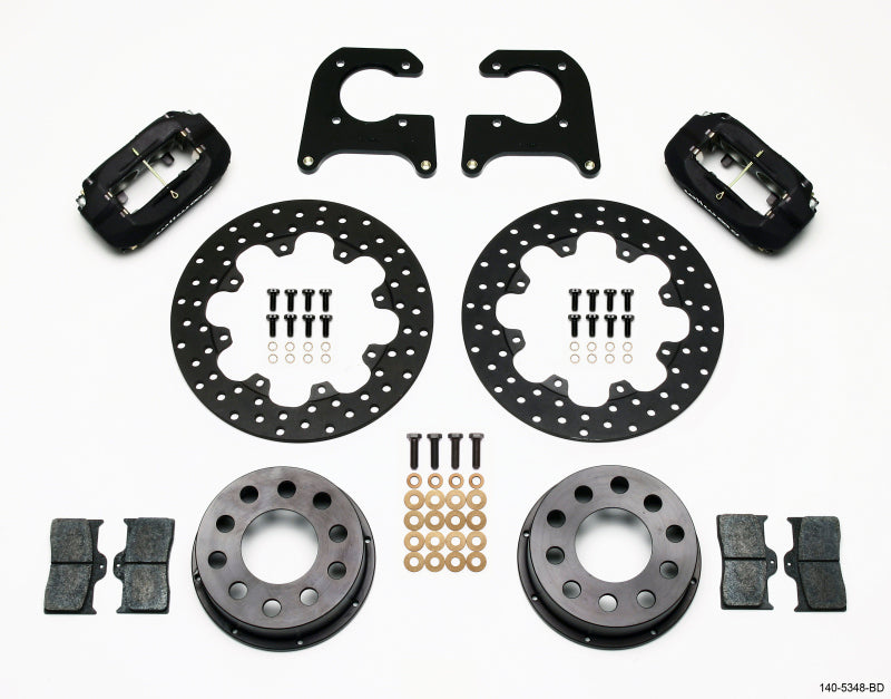 Wilwood Forged Dynalite Rear Drag Kit Drilled Rotor M-W/Lamb Ends .690in Studs Wilwood