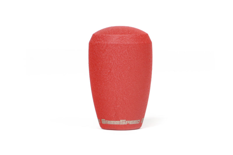 GrimmSpeed Shift Knob Stainless Steel - Subaru 5 Speed and 6 Speed Manual Transmission - Red - eliteracefab.com