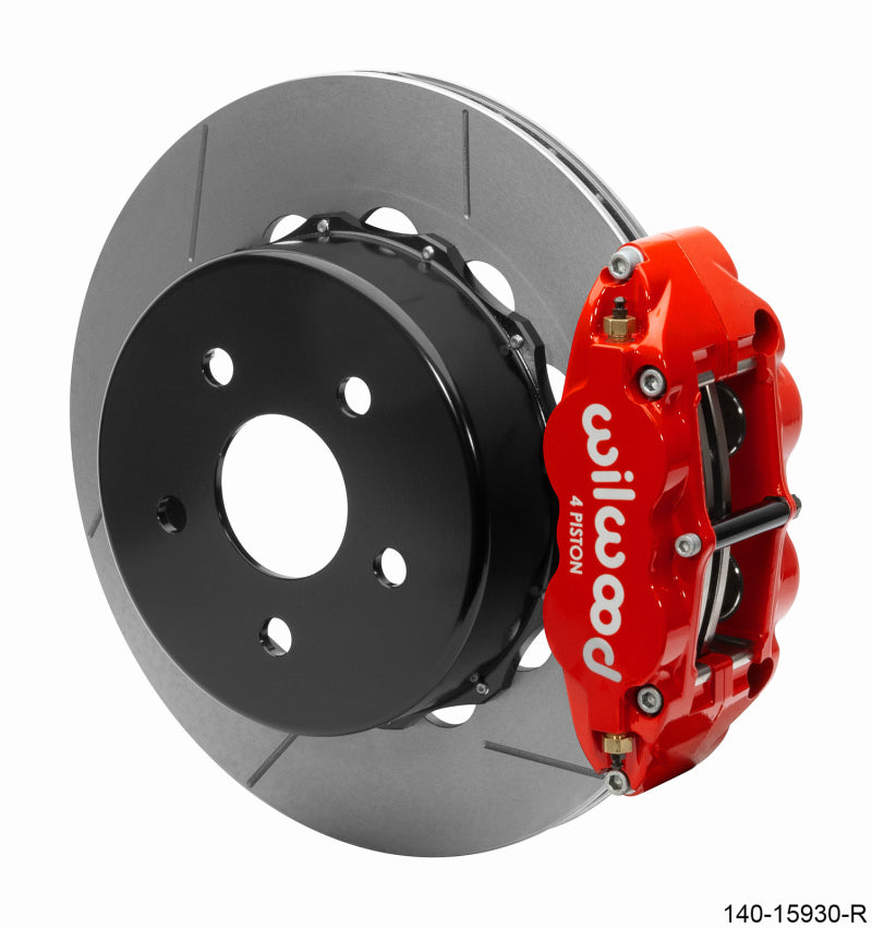 Wilwood Superlite 4R Rear Brake Kit 14.00 Red 2018-Up Jeep JL w/Lines Wilwood